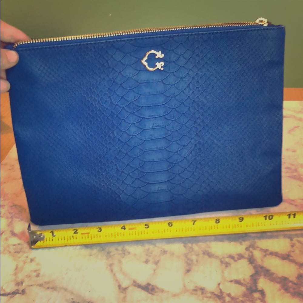 C Wonder Clutch "Animal Skin" look NOT leather
